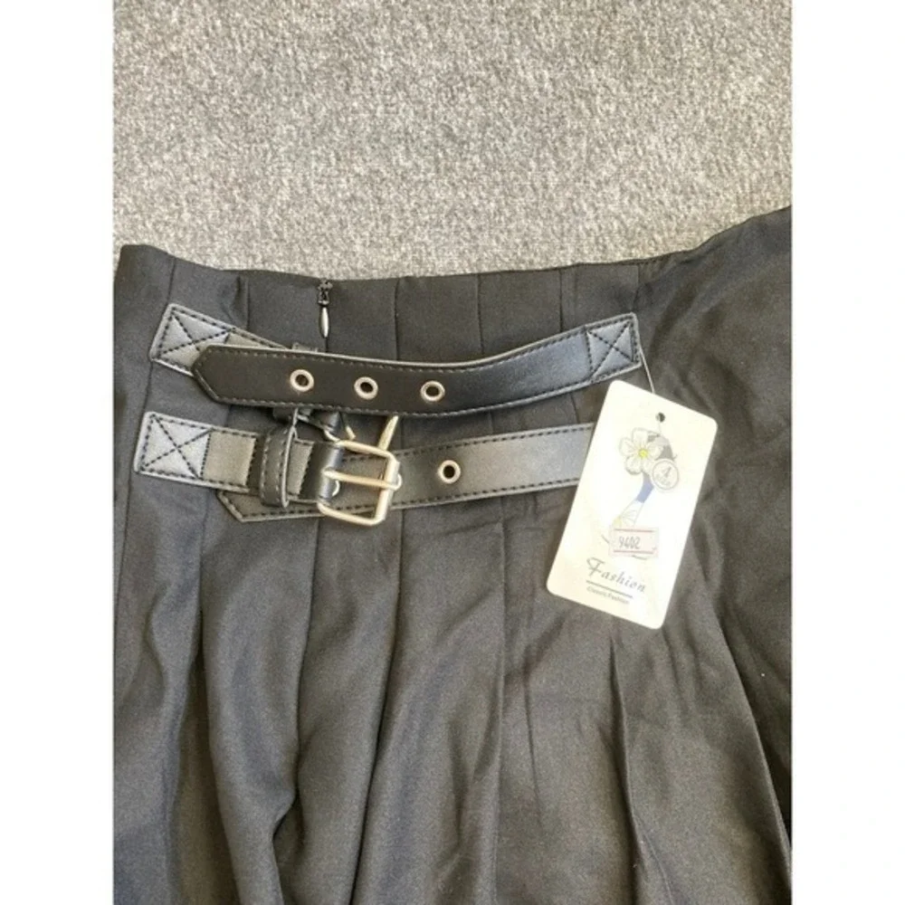 Fashion Classic Gray Cropped‎ Blazer and Black Pleated Maxi Skirt Set 9402 XL